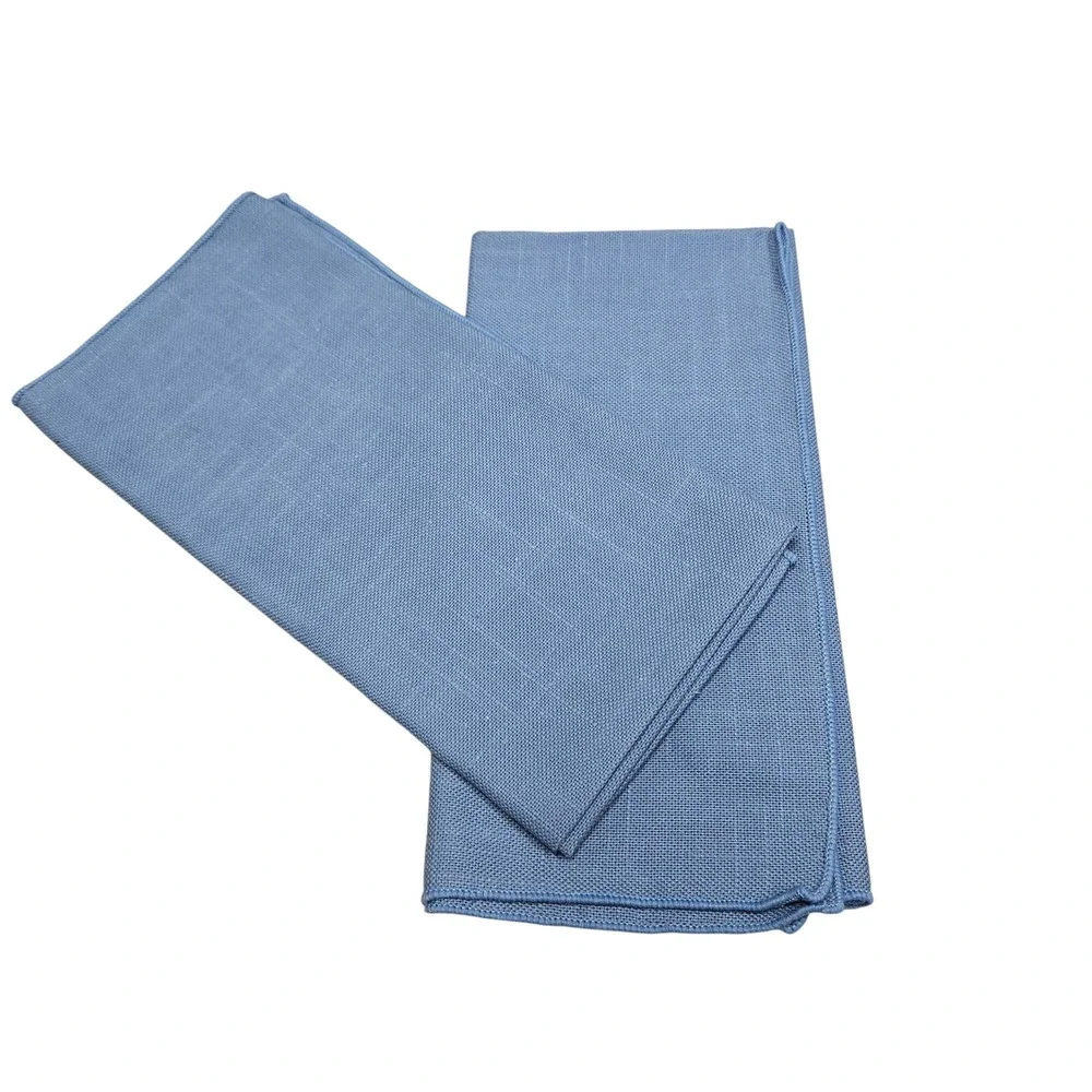 Blue Cloth Napkins Set Of 2 18x18 Inches Durable For‎ Dining & Events